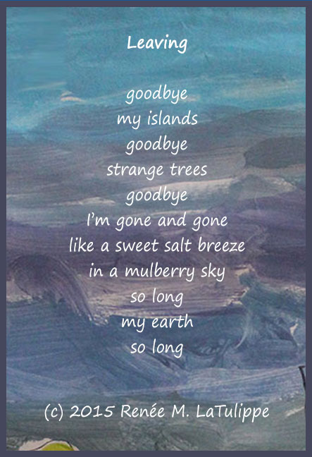 Leaving poem